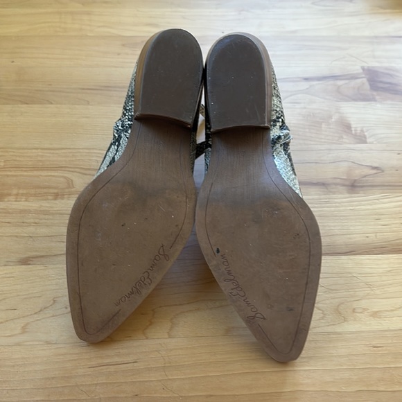 Faux snakeskin leather booties - Picture 3 of 5